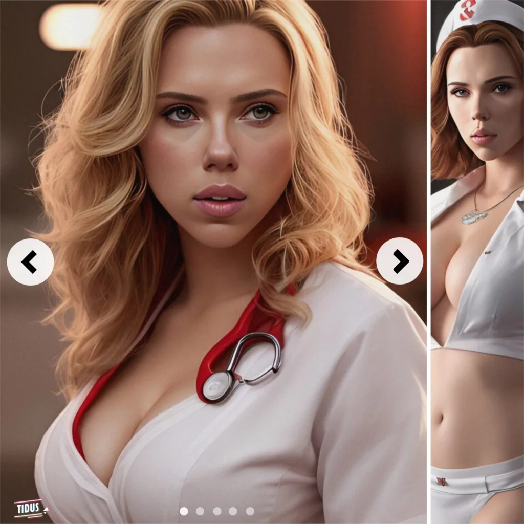 Scarlett Johansson’s Most Alluring AI-Rendered Images in Doctor Attire